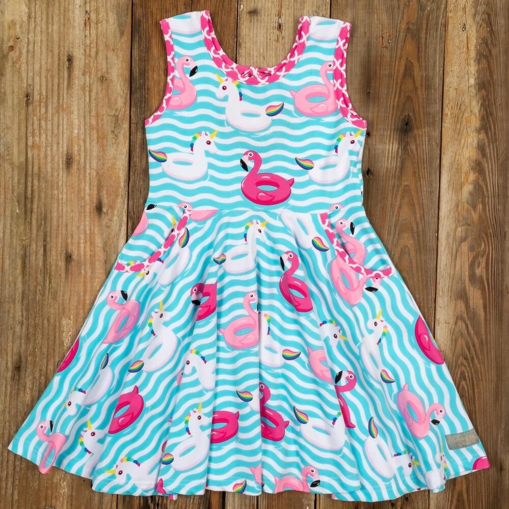 Eleanor Rose 4/5 Flamingo Pool Floats Dress